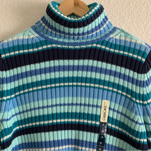 Vintage Striped Turtleneck Sweater - Picture 5 of 10